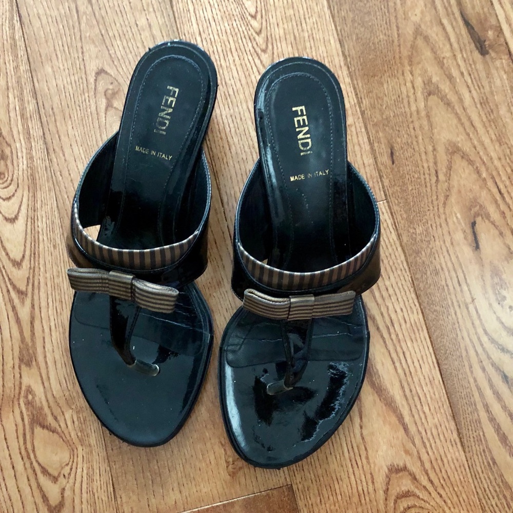 Fendi sandals wedges
